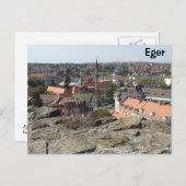 Eger Postkarte (Vorne/Hinten)