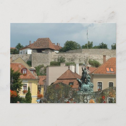 Eger Postkarte (Vorderseite)