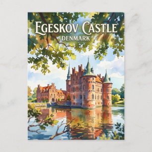 Egeskov Schloss Dänemark Postkarte