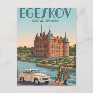 Egeskov-Schloss-Postkarte Postkarte