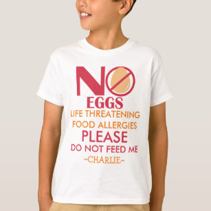 Egg Allergie-Shirt, füttern Sie mich nicht T-Shirt