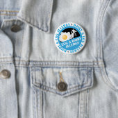 Egg and Dairy Allergy Badge Button (Beispiel)