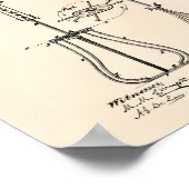 Egg Beaters 1874 Patentart - Alter Peper Poster (Ecke)