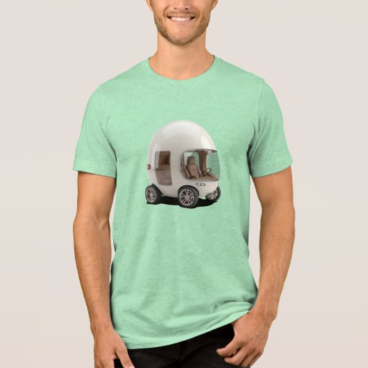 Egg Car - Ovalis Urban EV Tri-Blend Shirt (Vorderseite)