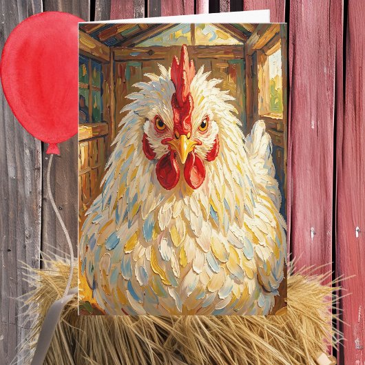 Egg-cellent Birthday | Funny Chicken Pun Karte