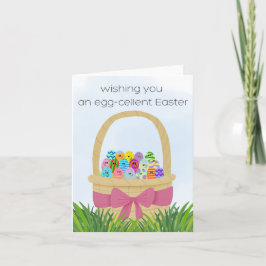 Egg-cellent Easter card Karte