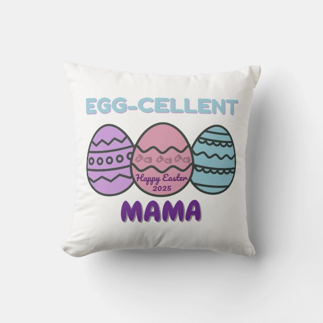 Egg-cellent MaMa Kissen (Vorderseite)