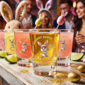 Egg-Cellent Shots Hare-Raising Fun - Tennis Bunny  Schnapsglas