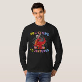 Egg Citing Adventures Easter Rex Dinosaur Bunny Di T-Shirt (Vorne ganz)
