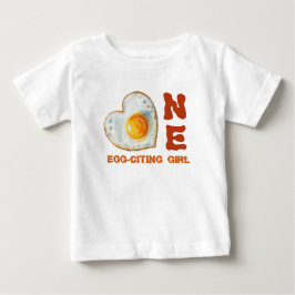 EGG-CITING BBQ BABY BIRTHDAY BABY T-SHIRT
