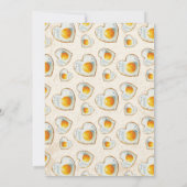 EGG-CITING BBQ BABY BIRTHDAY EINLADUNG (Rückseite)