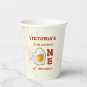 EGG-CITING BBQ BABY BIRTHDAY PAPPBECHER (Vorderseite)