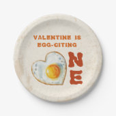 EGG-CITING BBQ BABY BIRTHDAY PAPPTELLER (Vorderseite)