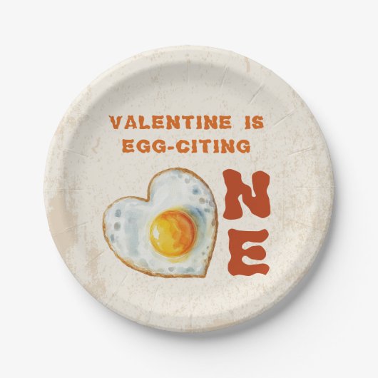 EGG-CITING BBQ BABY BIRTHDAY PAPPTELLER (Vorderseite)