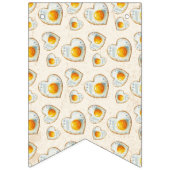 EGG-CITING BBQ BABY BIRTHDAY WIMPELKETTE (Zweite Fahne)