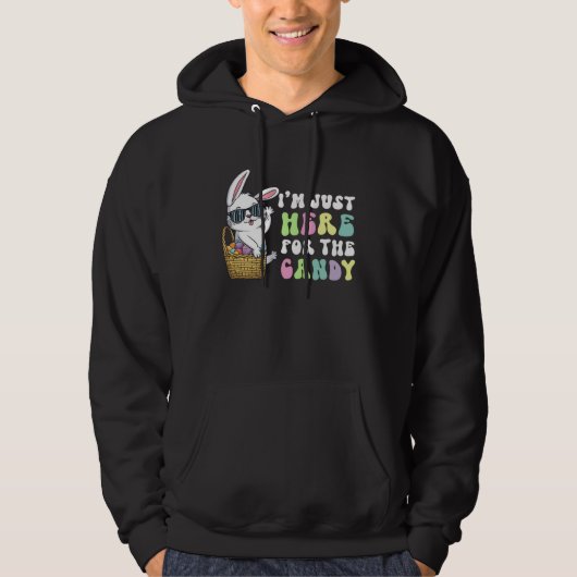 Egg citing Easter  for Boys with Cute Bunny Design Hoodie (Vorderseite)