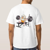 EGG CRACKED GYM FREAK T-Shirt (Rückseite)