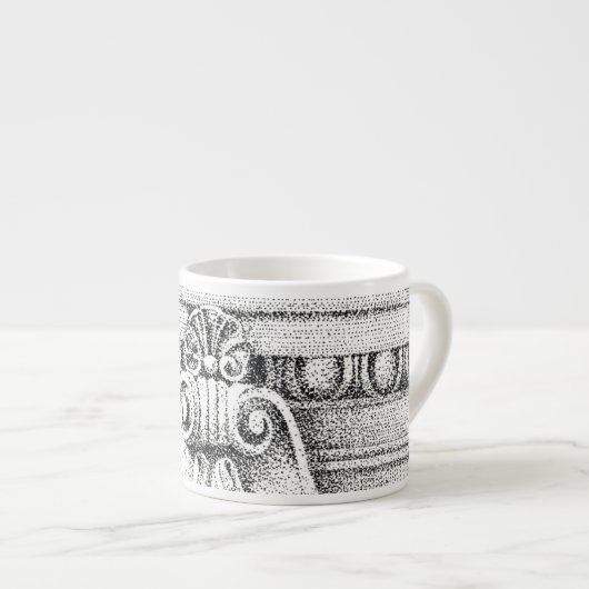 EGG & DART Espresso Cup Espressotasse (Vorderseite Rechts)