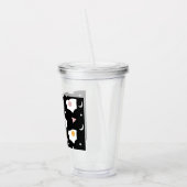 Egg Dinner Moon Confetti Muster Acryltrinkbecher (Links)