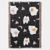 Egg Dinner Moon Confetti Muster Decke (Vorderseite Vertikal)
