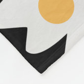 Egg Dinner Moon Confetti Muster Fleecedecke (Ecke)