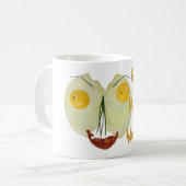 EGG-GESICHT KAFFEETASSE (Vorderseite Links)