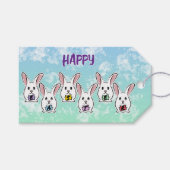 Egg Gestaltete Osterkaninchen Geschenkanhänger (Vorderseite (Horizontal))