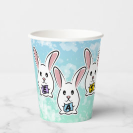 Egg Gestaltete Osterkaninchen Pappbecher