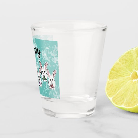 Egg Gestaltete Osterkaninchen Schnapsglas (Rechts)