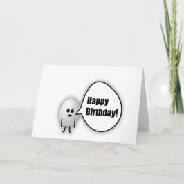 Egg Happy Birthday Card Karte