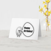 Egg Happy Birthday Card Karte (Gelbe Blume)