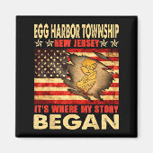 Egg Harbor Township New Jersey Usa Flag 4th Of Jul Magnet (Vorne)