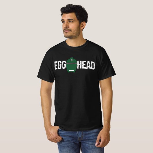 Egg Head GRILLEN Shirt - Funny Keramik Grillmaster (Vorne ganz)