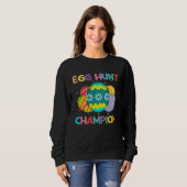 Egg Hunt Champion  Easter Day Bunny Hunting Egg Sweatshirt (Vorne ganz)