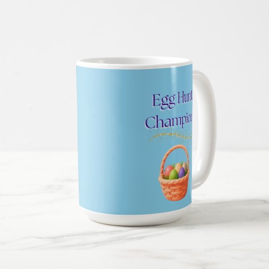 Egg Hunt Champion Kaffeetasse (VorderseiteRechts)