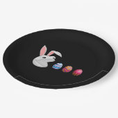 Egg Hunt Ostersonne Pappteller (Schrägansicht)