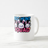 Egg Hunt Squad Bunny Easter Squad Family Matching Kaffeetasse (VorderseiteRechts)