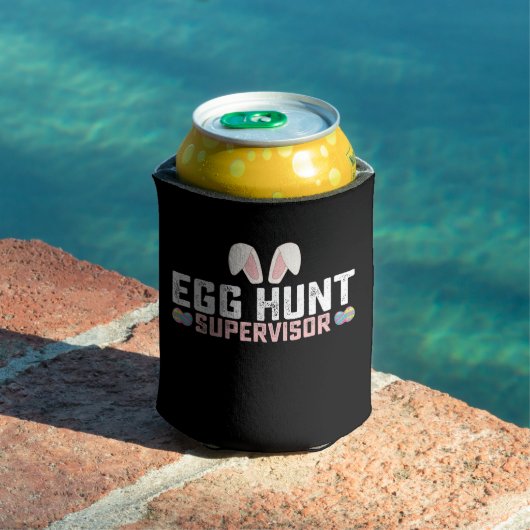 Egg Hunt Supervisor Funny Oaster Bunny Rabbit Dosenkühler (In Situ Pool)