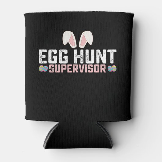 Egg Hunt Supervisor Funny Oaster Bunny Rabbit Dosenkühler (Vorderseite)