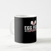 Egg Hunt Supervisor Funny Oaster Bunny Rabbit Kaffeetasse (Vorderseite Links)