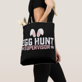 Egg Hunt Supervisor Funny Oaster Bunny Rabbit Tasche (Von Nahem)