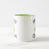 Egg Hunter Champion Moderner Osterurlaub Zweifarbige Tasse (Mittel)