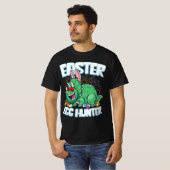 Egg Hunter Ostern Dinosaur Bunny Boys Triceratops T-Shirt (Vorne ganz)