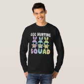 Egg Hunting Squad Easter Bunnies Egg Hunt T-Shirt (Vorne ganz)