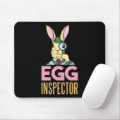 Egg Inspector Oster Bunny Funny Rabbit Egg Huntin Mousepad (Mit Mouse)