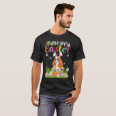 Egg Jagd Bunny Cavalier King Charles Spaniel Do T-Shirt (Vorne ganz)