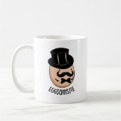 Egg-leise Funny Exquisite Egg Pun Kaffeetasse (Links)