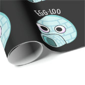 Egg-loo Funny Egg Pun Dark BG Geschenkpapier (Rolleneckpunkt)