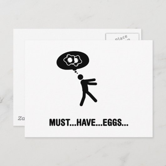 Egg Lover Postkarte (Vorne/Hinten)