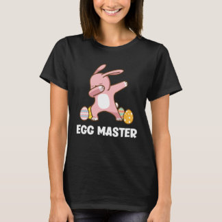 Egg Master Cute Dabbing Easter Bunny T-Shirt